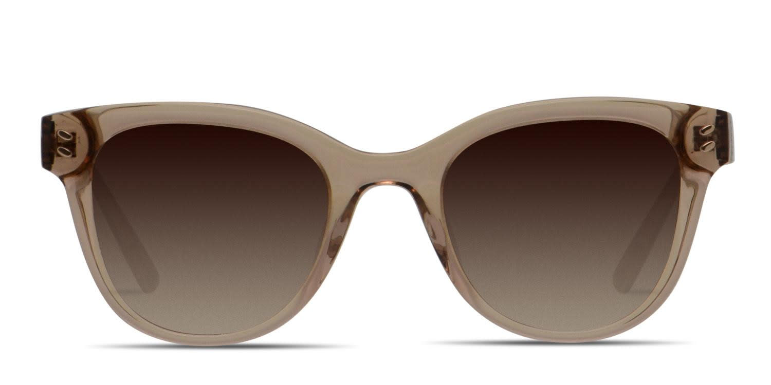 Muse X Hilary Duff Gloria Brown, Clear glasses - Brown / Clear - Frontal View