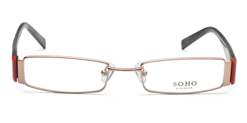 Soho SH70 Pink NA Rectangle Full Frame sunglasses - front