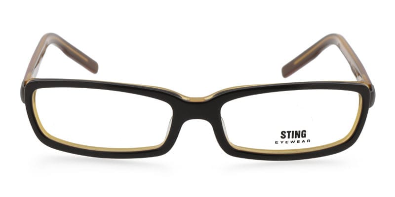 Sting VS6280 Brown NA Rectangle Full Frame sunglasses - front