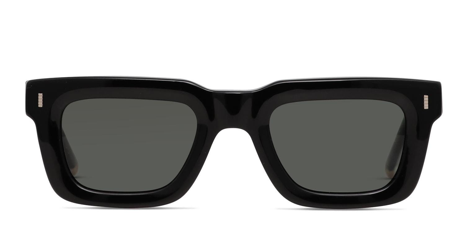 Ottoto District Shiny Black glasses - Shiny Black - Frontal View