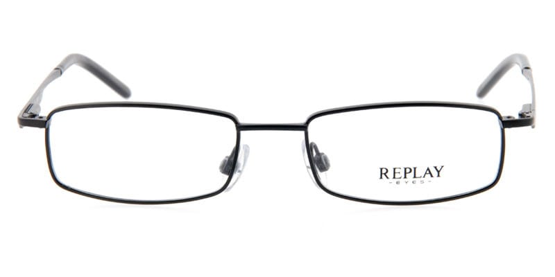 Replay RE381 Black NA Rectangle Full Frame sunglasses - front