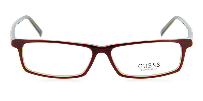 Guess GU1444 Red NA Rectangle Full Frame sunglasses - front