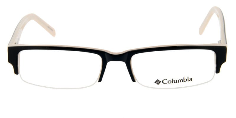 Colombia Vasquez Black NA Rectangle Half Frame sunglasses - front