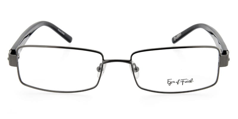 Eyes Of Faith 1018 Gunmetal NA Rectangle Full Frame sunglasses - front