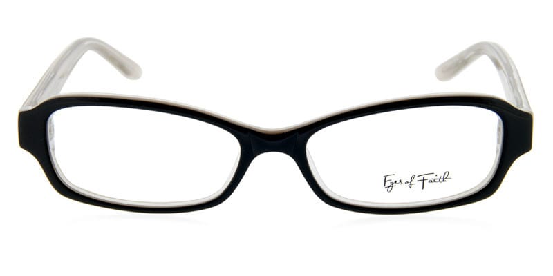 Eyes Of Faith 1002 Black NA Oval, Rectangle, Wayframe Full Frame sunglasses - front