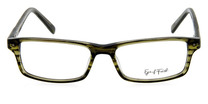 Eyes Of Faith 1006 Olive NA Rectangle Full Frame sunglasses - front