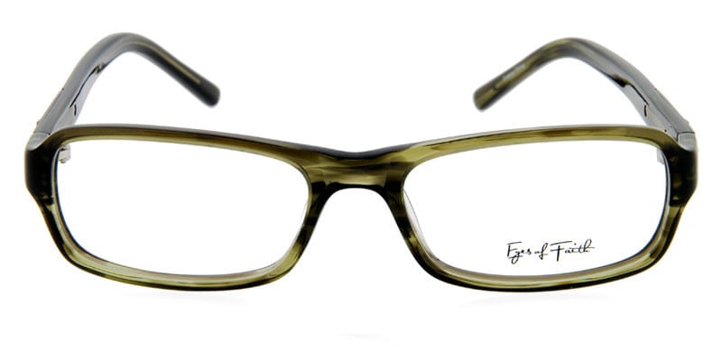 Eyes Of Faith 1008 Olive NA Rectangle Full Frame sunglasses - front