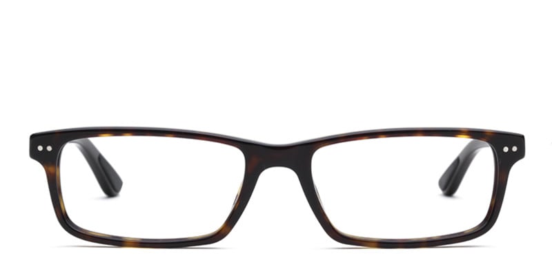 Ray-Ban 5277 Dark Havana Rectangle Full Frame eyeglasses - front