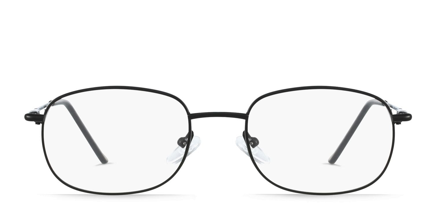 Harold Black Square Full Frame eyeglasses - front