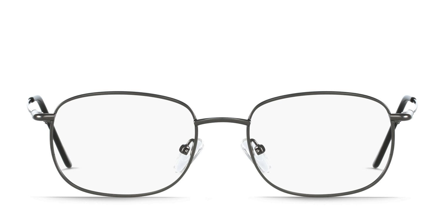 Harold Gunmetal Square Full Frame eyeglasses - front