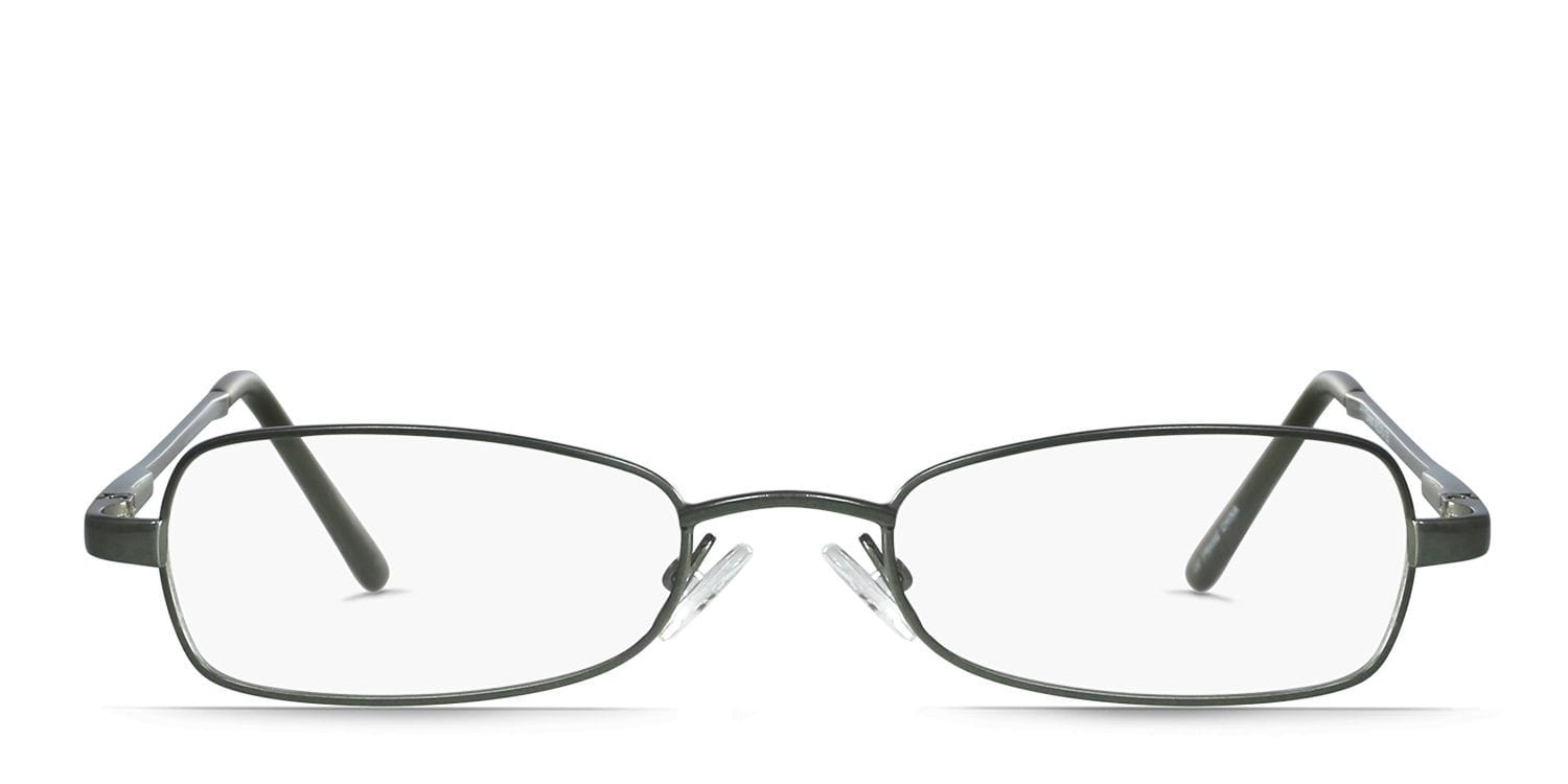 Lilly Green Rectangle, Geometric Full Frame eyeglasses - front