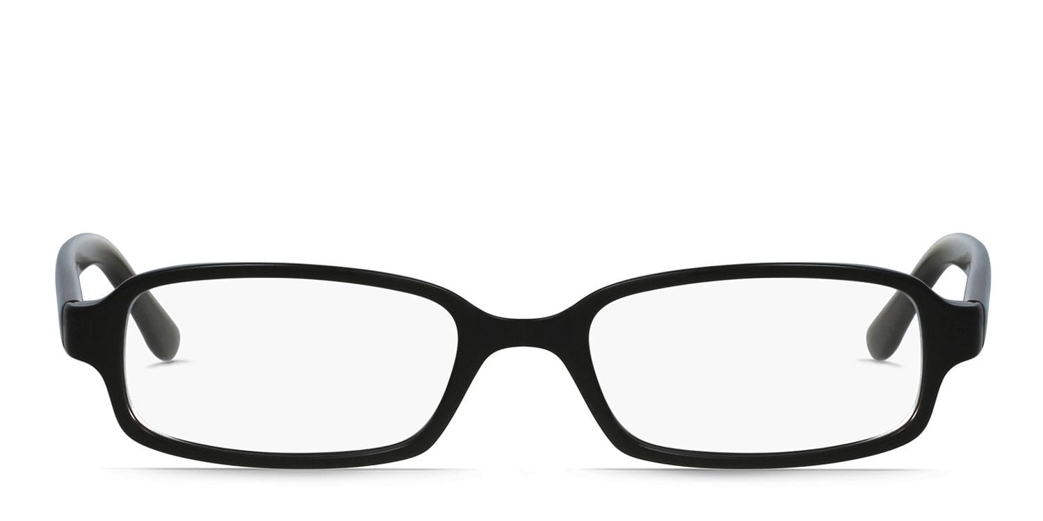 Frankie Black Rectangle Full Frame eyeglasses - front
