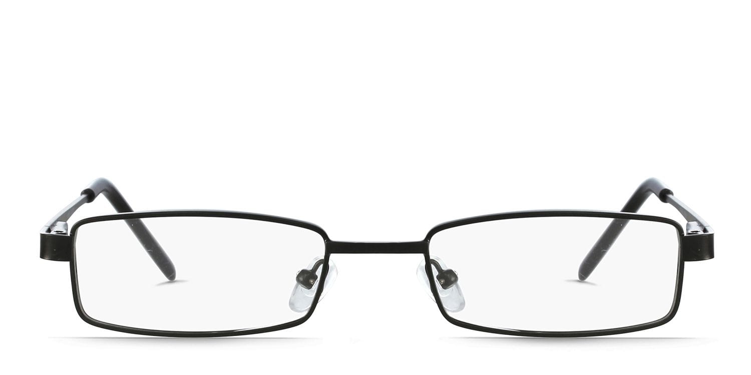 Gio Black Rectangle Full Frame eyeglasses - front