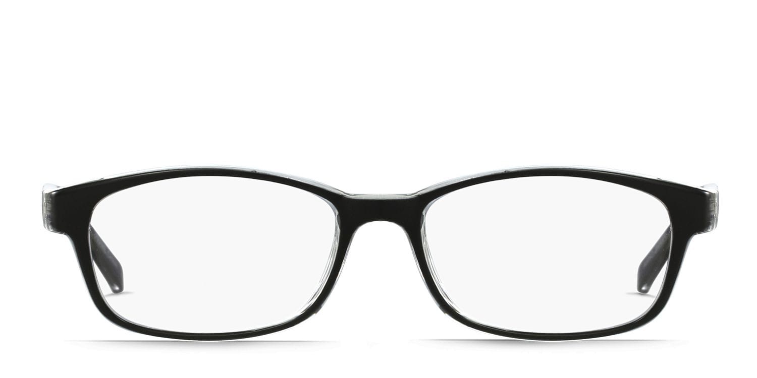 Dune Black Rectangle Full Frame eyeglasses - front