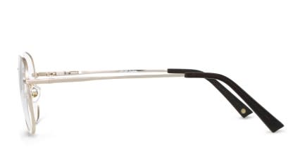 Flint Gold glasses - Gold - Side View