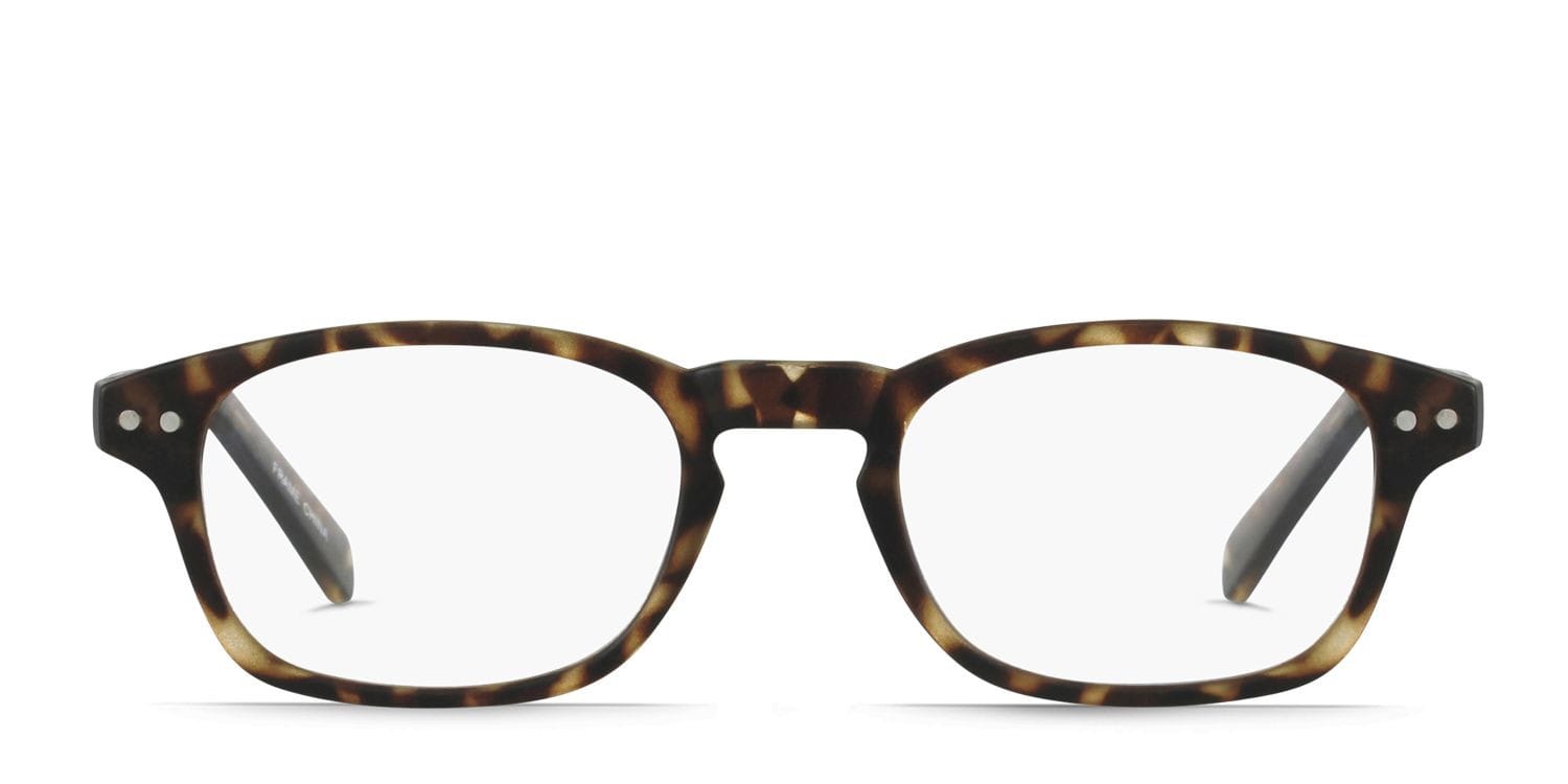 Depp Tortoise Square Full Frame eyeglasses - front