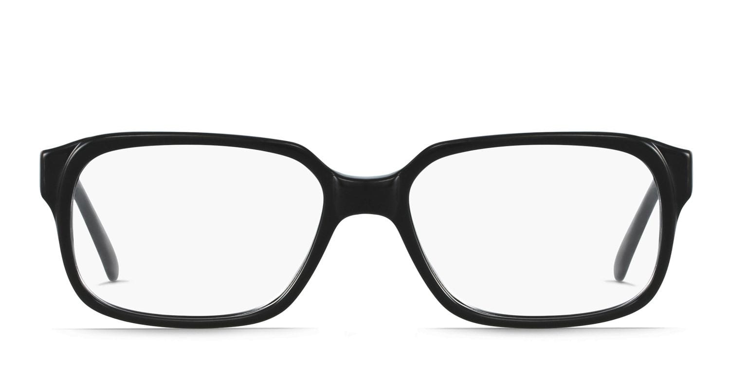 Daria Black Square Full Frame eyeglasses - front