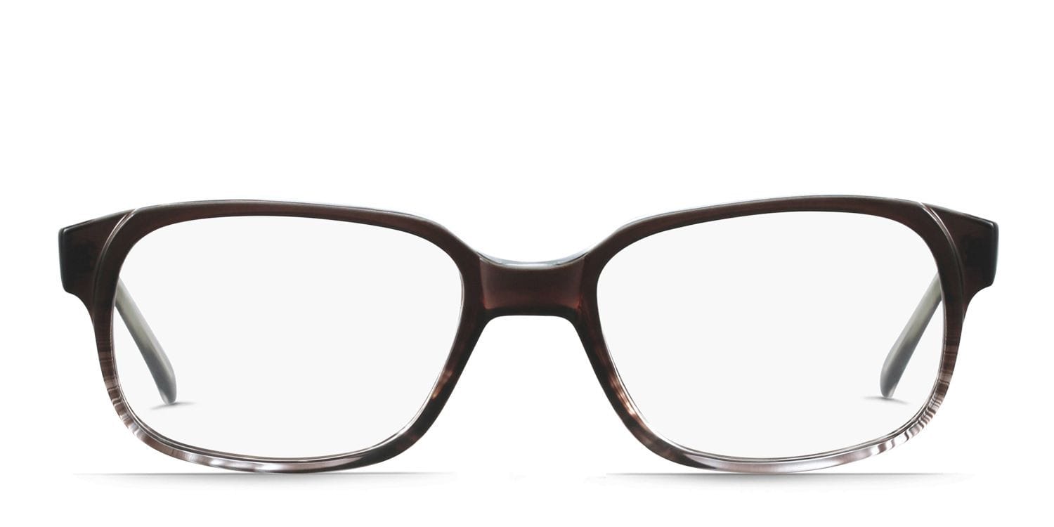 Daria Gray Rectangle, Oval Full Frame eyeglasses - front