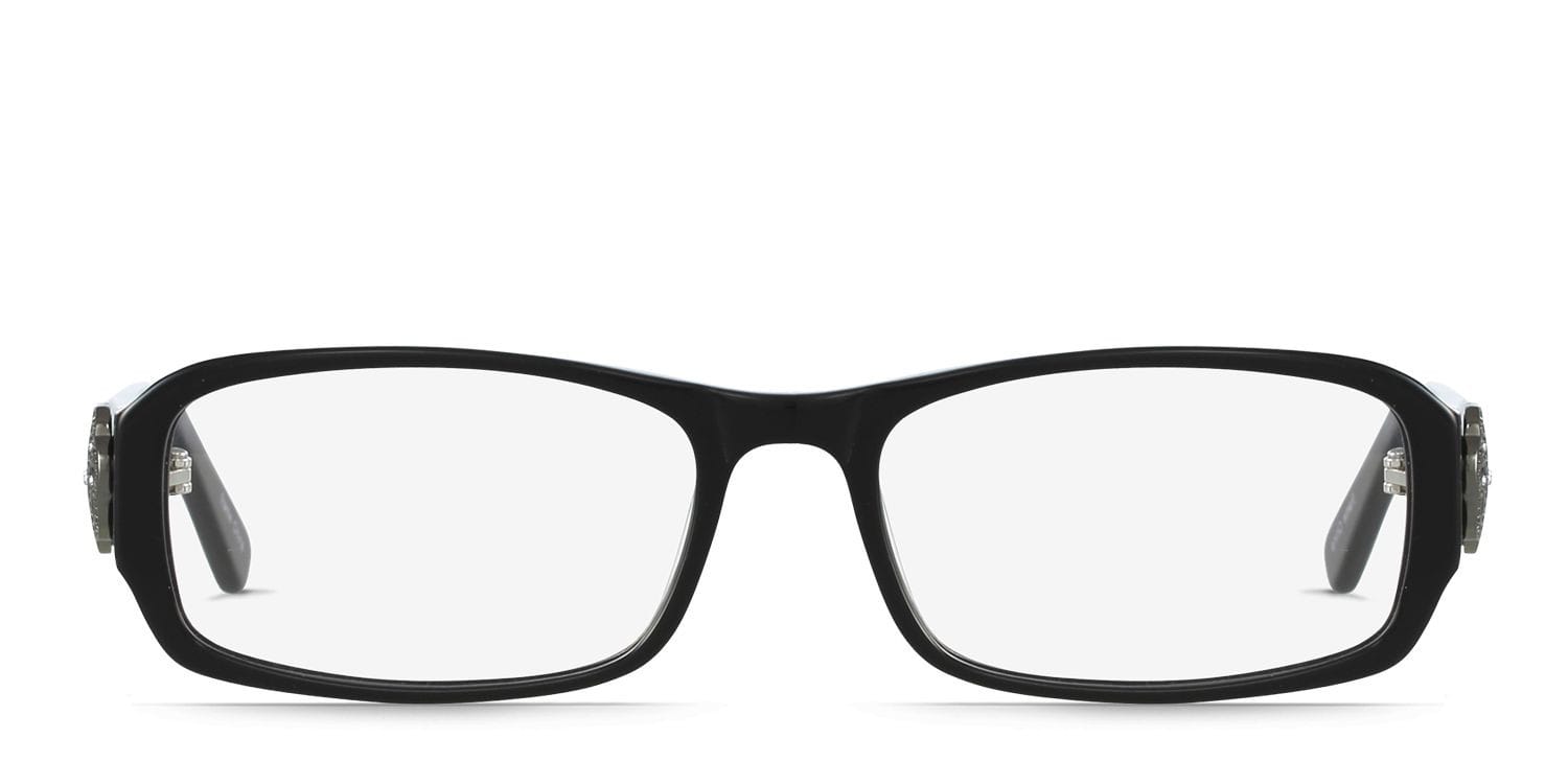 Neruda Black Rectangle Full Frame eyeglasses - front