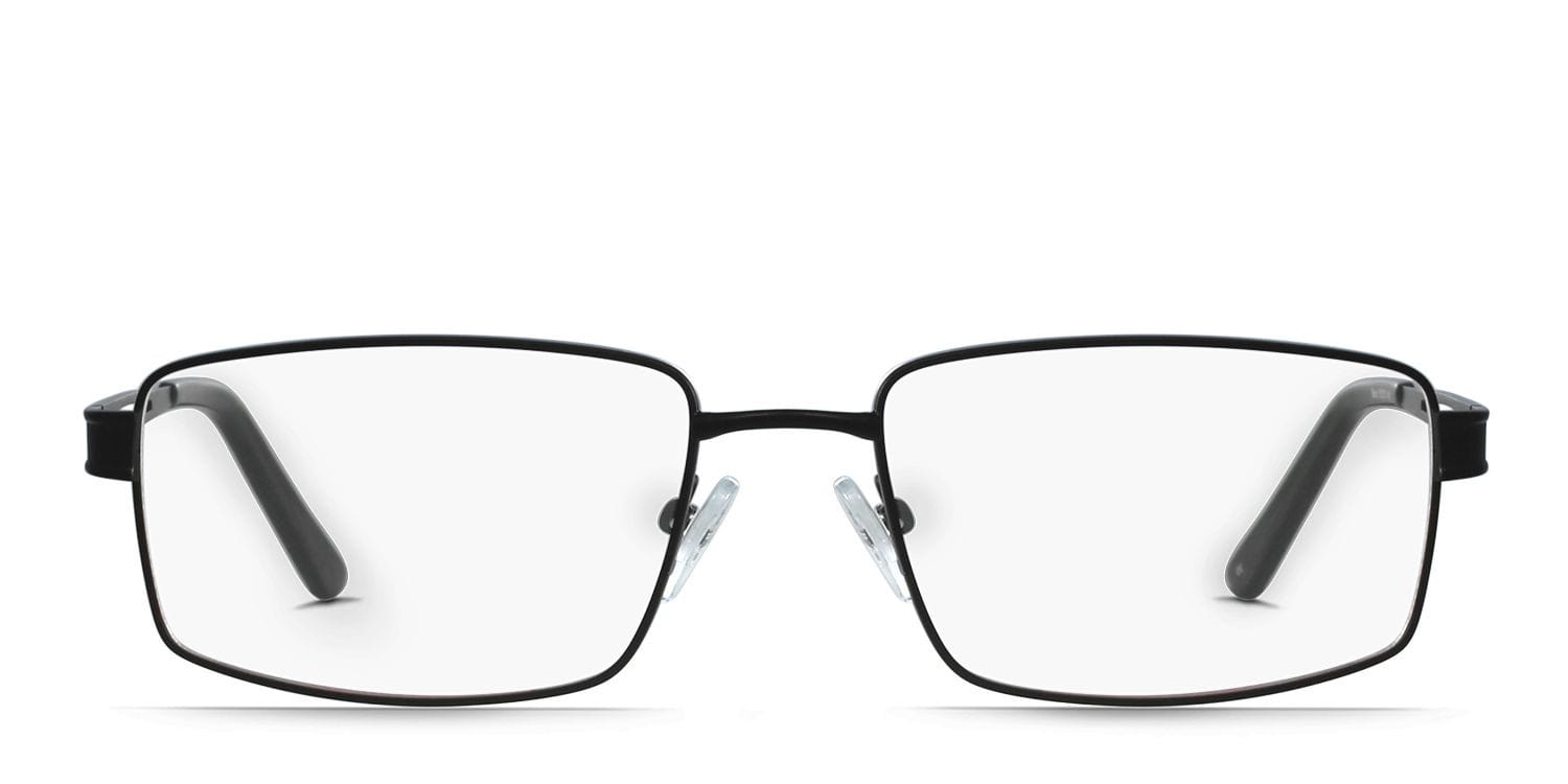 Prague Black Square Full Frame eyeglasses - front