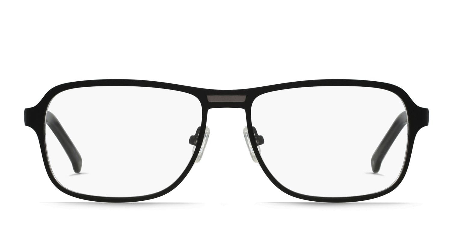Morrison Black Aviator Full Frame eyeglasses - front