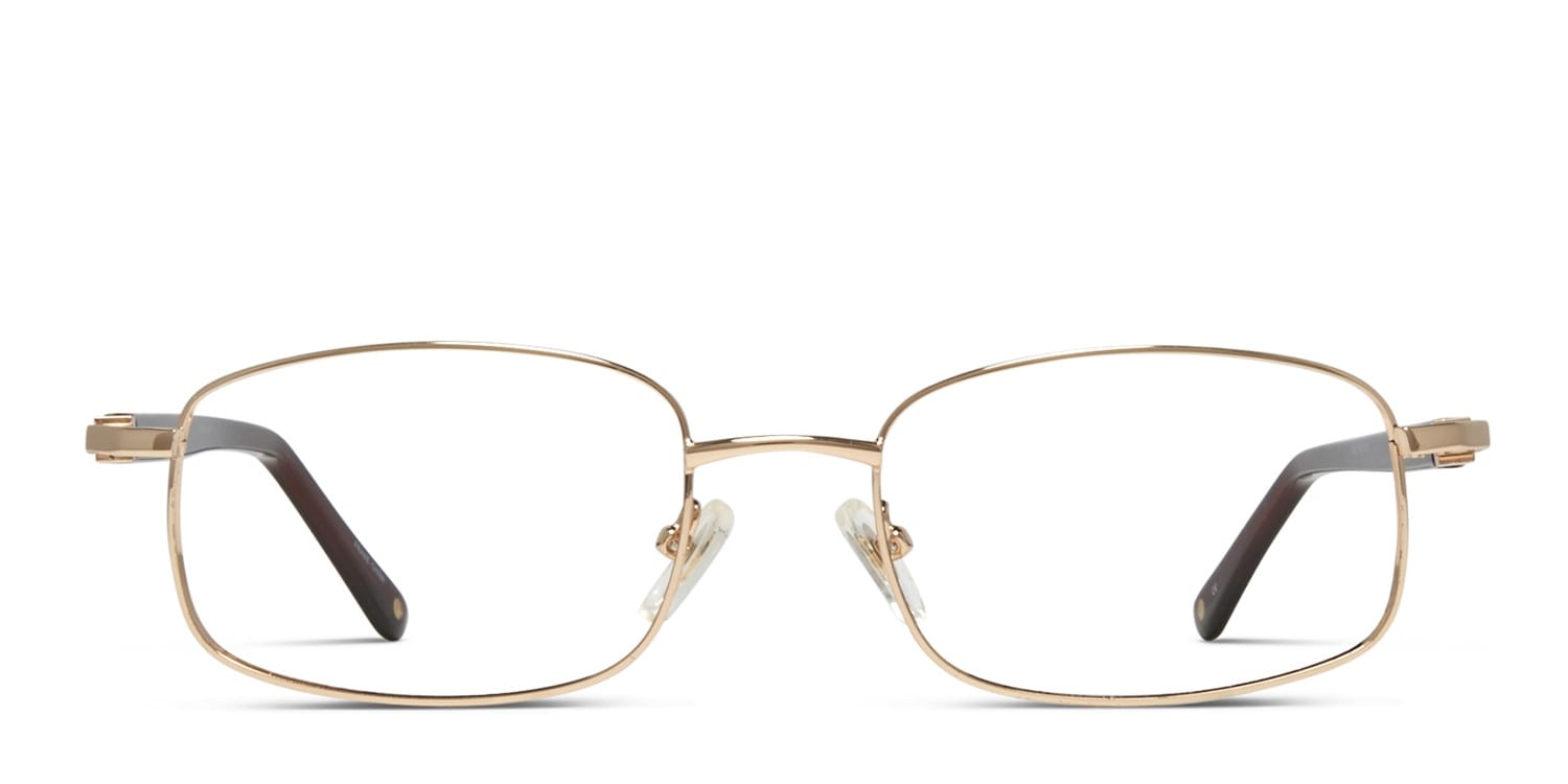 The Boss Gold Square Full Frame eyeglasses - front