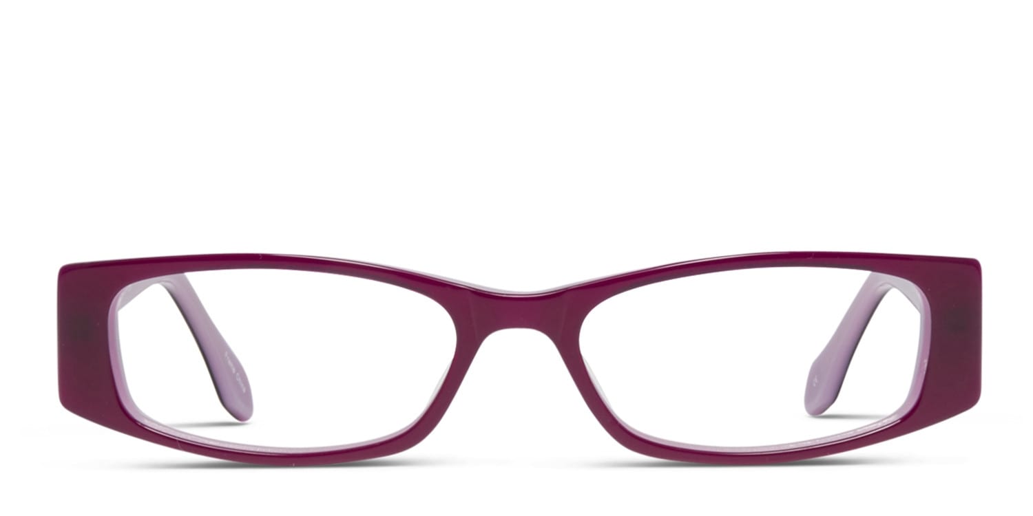 Ash Purple glasses - Purple - Frontal View