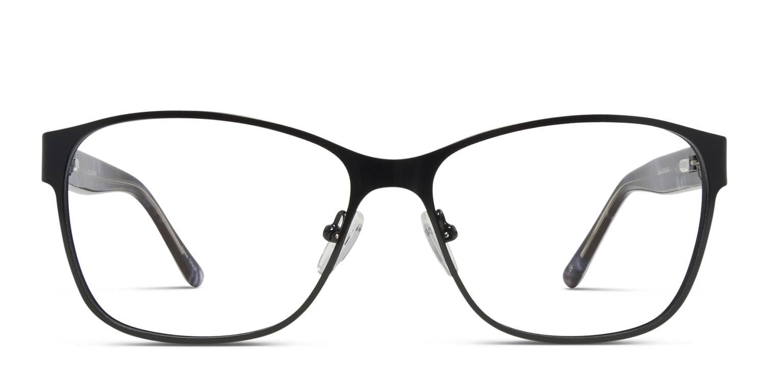Edith Black Oversized Full Frame eyeglasses - front