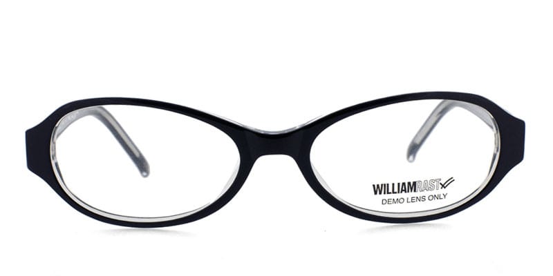 William Rast 1016 Black NA Oval Full Frame sunglasses - front