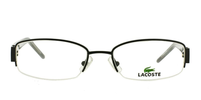 Lacoste L2114 Black NA Oval, Rectangle Half Frame sunglasses - front