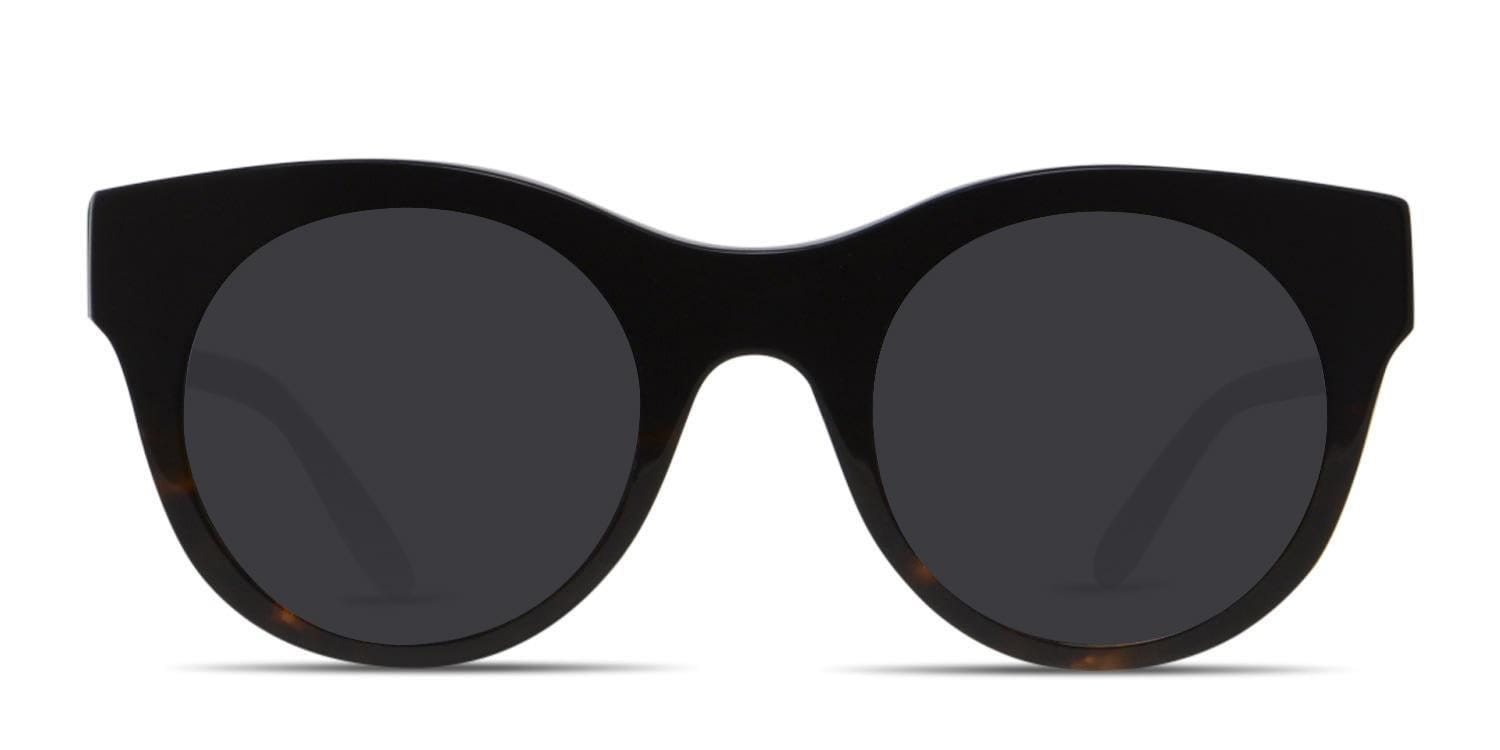 Muse M0726 Shiny Black w/Tortoise glasses - Shiny Black / Tortoise - Frontal View