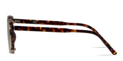 Muse Darian Tortoise w/Clip-on glasses - Tortoise - Side View