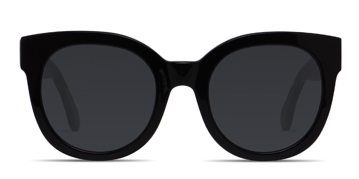 Muse Sherry Shiny Black glasses - Tortoise / Shiny Black - Frontal View