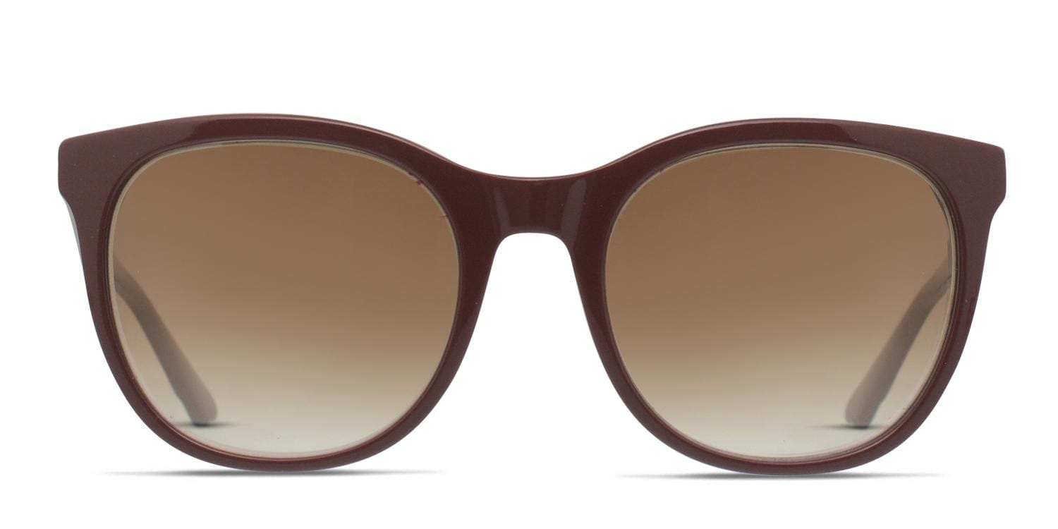Amelia E. Kristy Brown Cat Eye Full Frame sunglasses - front