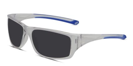 Revel Tour de Force Clear, Blue glasses - Clear / Blue - Angle View