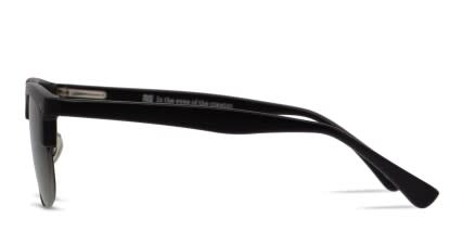 Muse Elliot Black, Gunmetal glasses - Black / Gunmetal - Side View