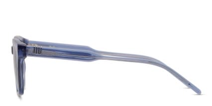 Muse Williams Clear Blue glasses - Blue / Clear - Side View