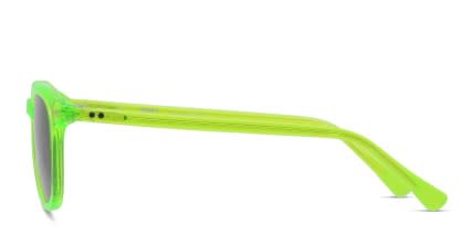 Revel League Clear Green glasses - Green / Clear - Side View