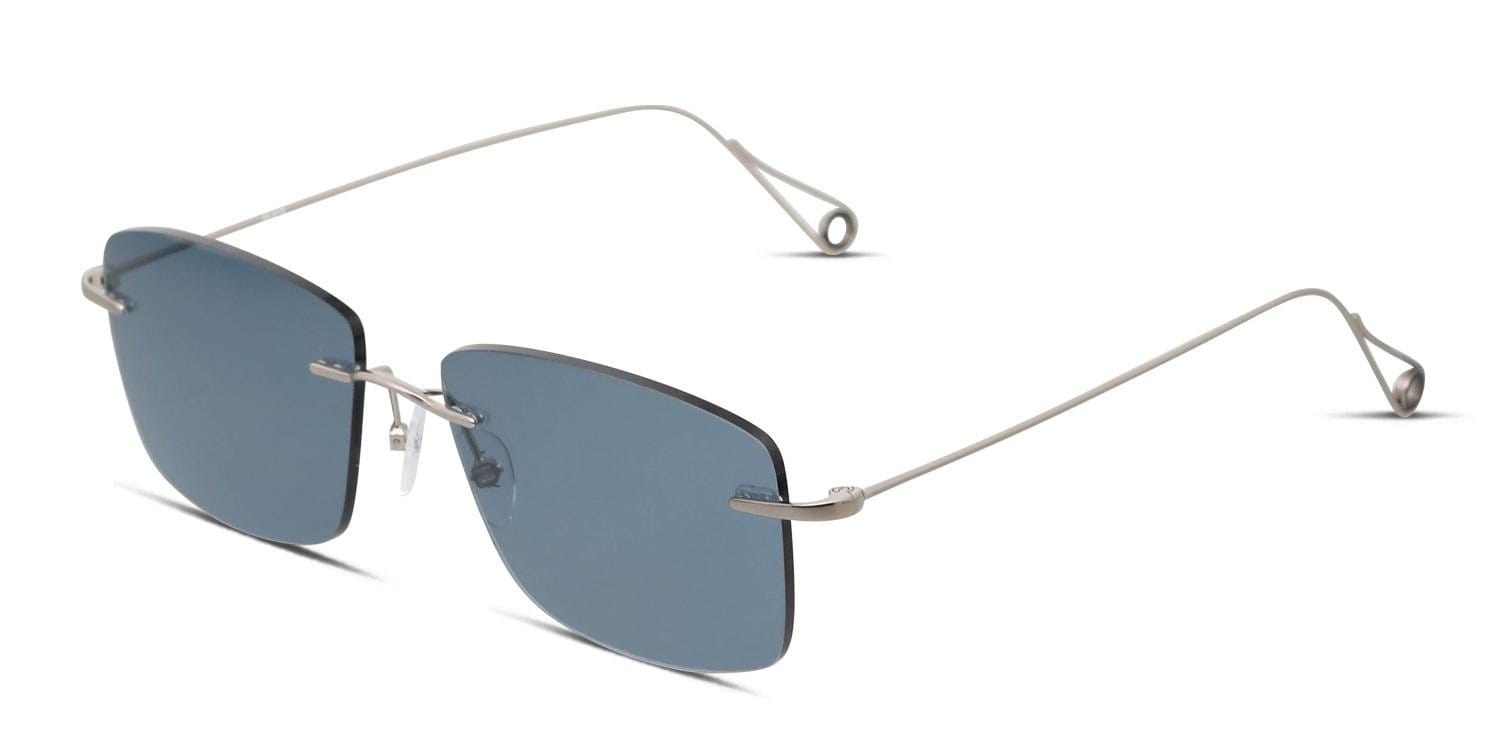 Yoji Yuto Silver/Blue Prescription Sunglasses