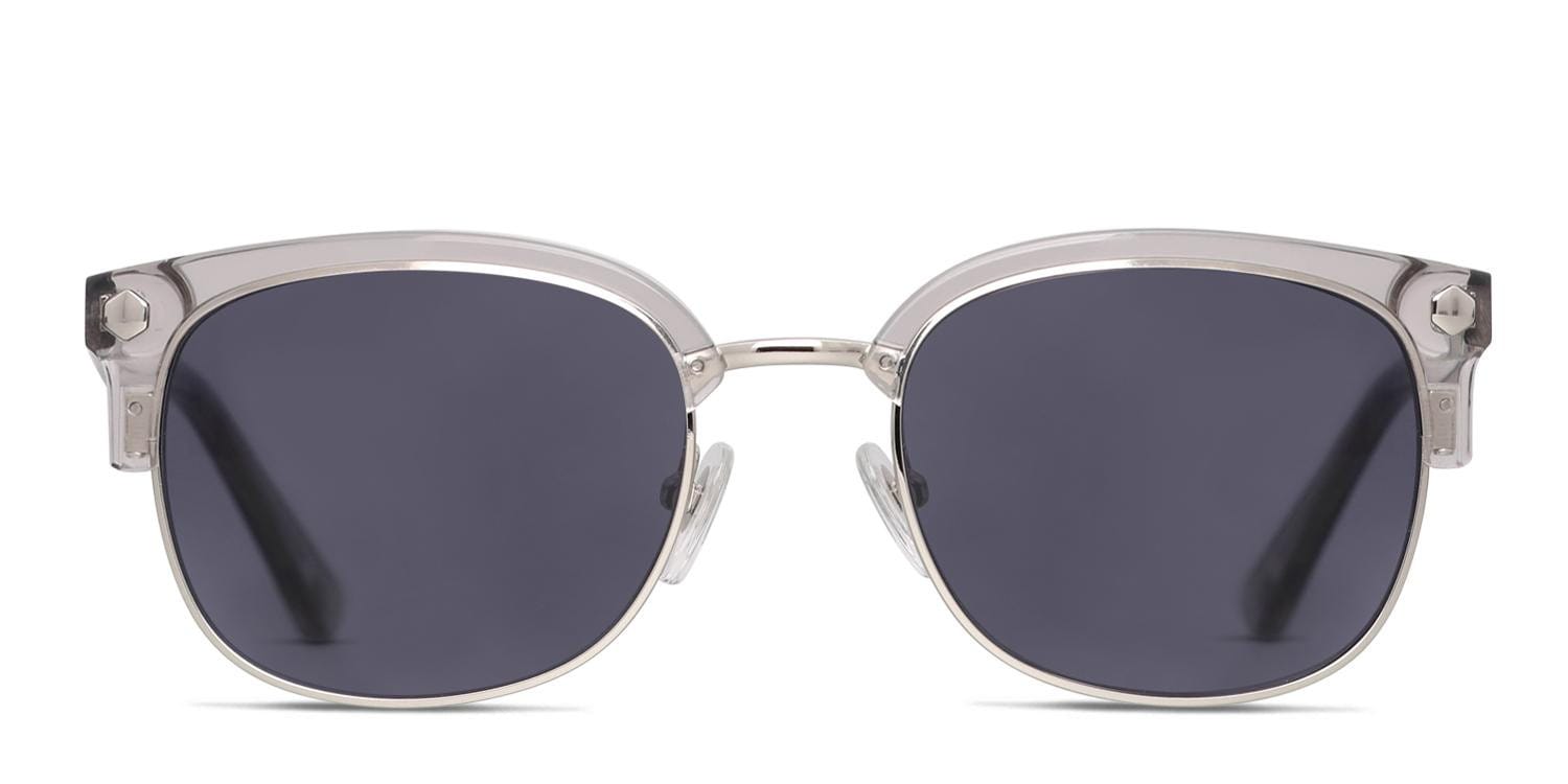 Muse Elliot Gray, Clear, Silver glasses - Gray / Clear / Silver - Frontal View