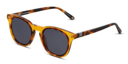 Muse Matt Orange, Clear, Tortoise glasses - Orange / Clear / Tortoise - Angle View