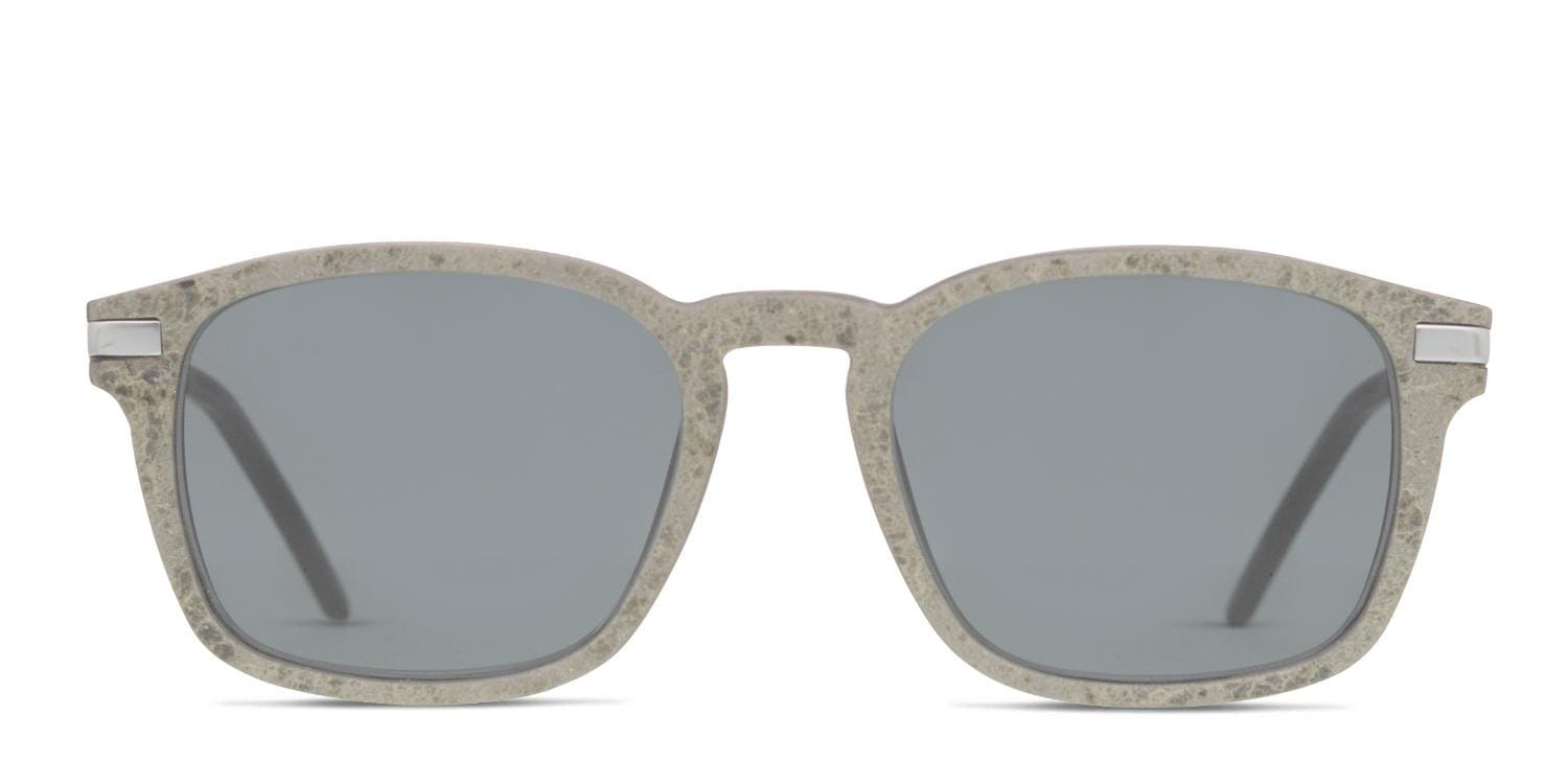 Fenz Pordoi Gray/Silver Rectangle Full Frame sunglasses - front