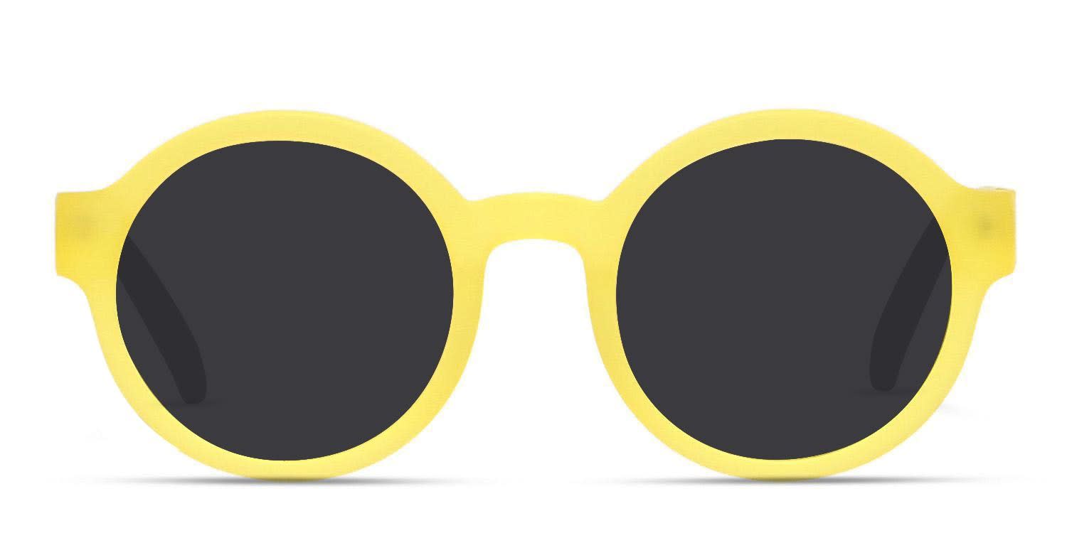Amelia E. Evangeline Yellow glasses - Yellow - Frontal View