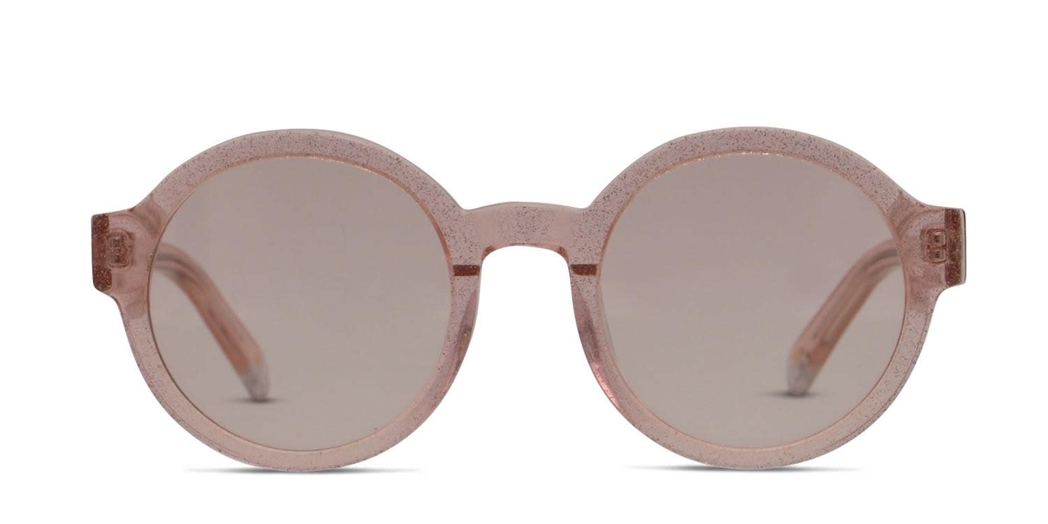 Amelia E. Evangeline Pink, Glitter glasses - Pink / Glitter - Frontal View