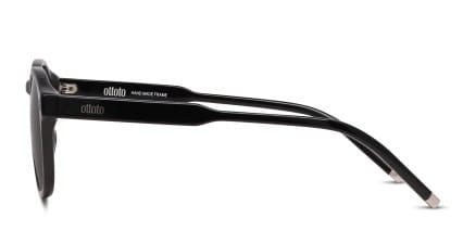 Ottoto Hudson Yards Shiny Black glasses - Shiny Black - Side View