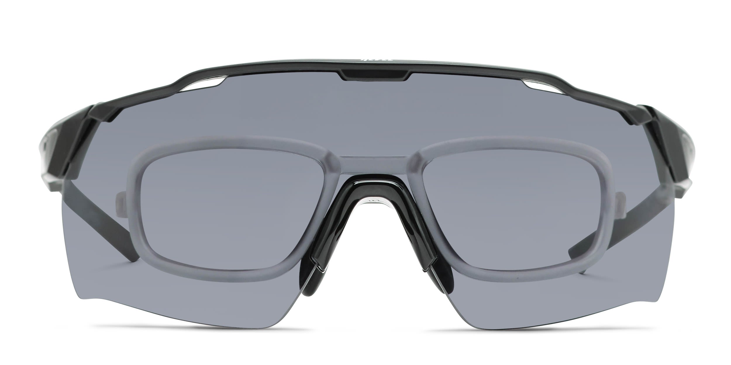 Revel Rapid Black w/Clip-in glasses - Black - Frontal View