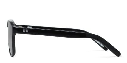 Muse Prairie Shiny Black glasses - Shiny Black - Side View