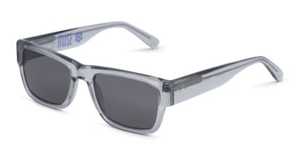 Muse Riff Gray, Clear glasses - Gray / Clear - Angle View