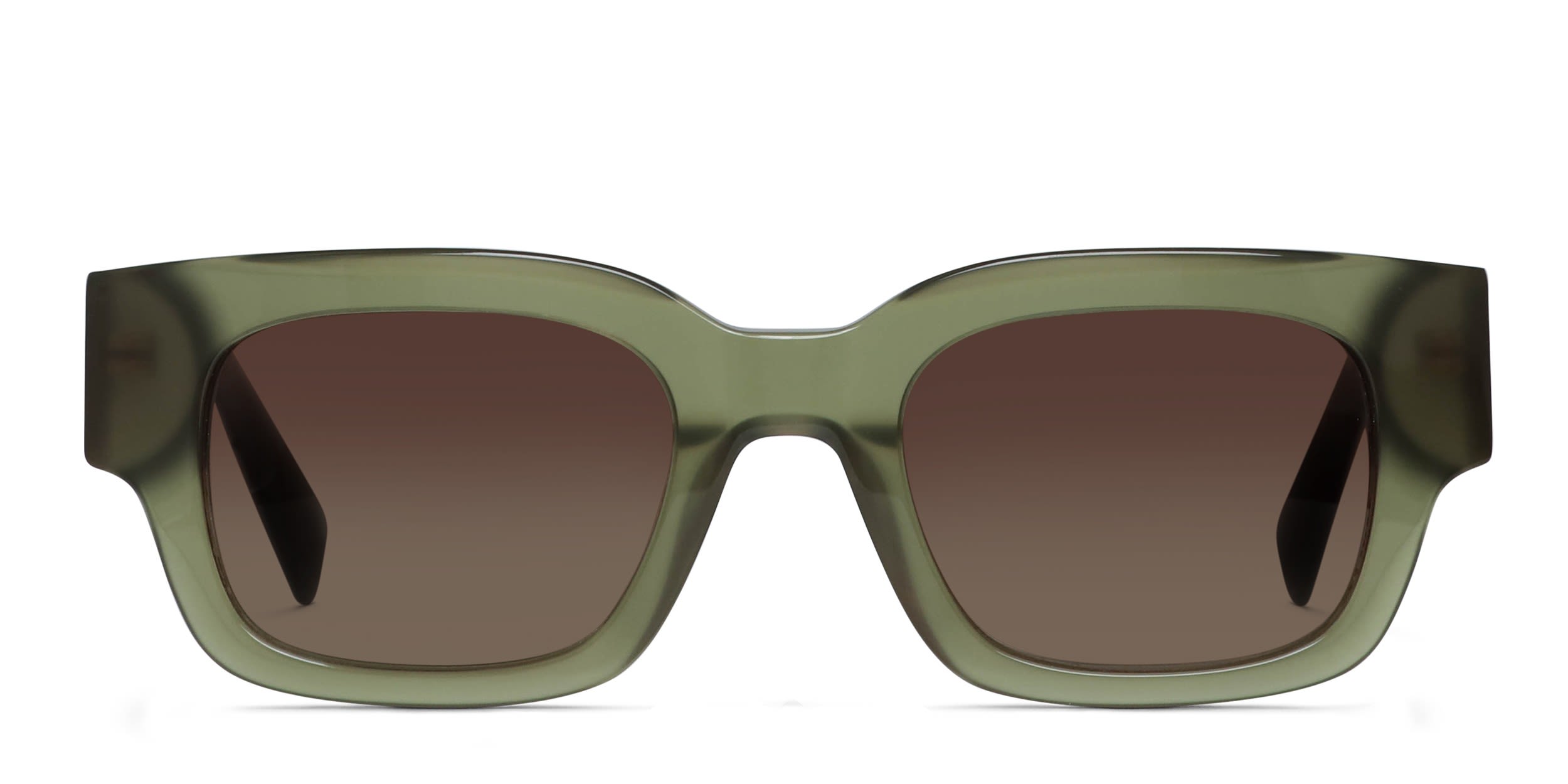 Muse Laticia Green glasses - Green - Frontal View