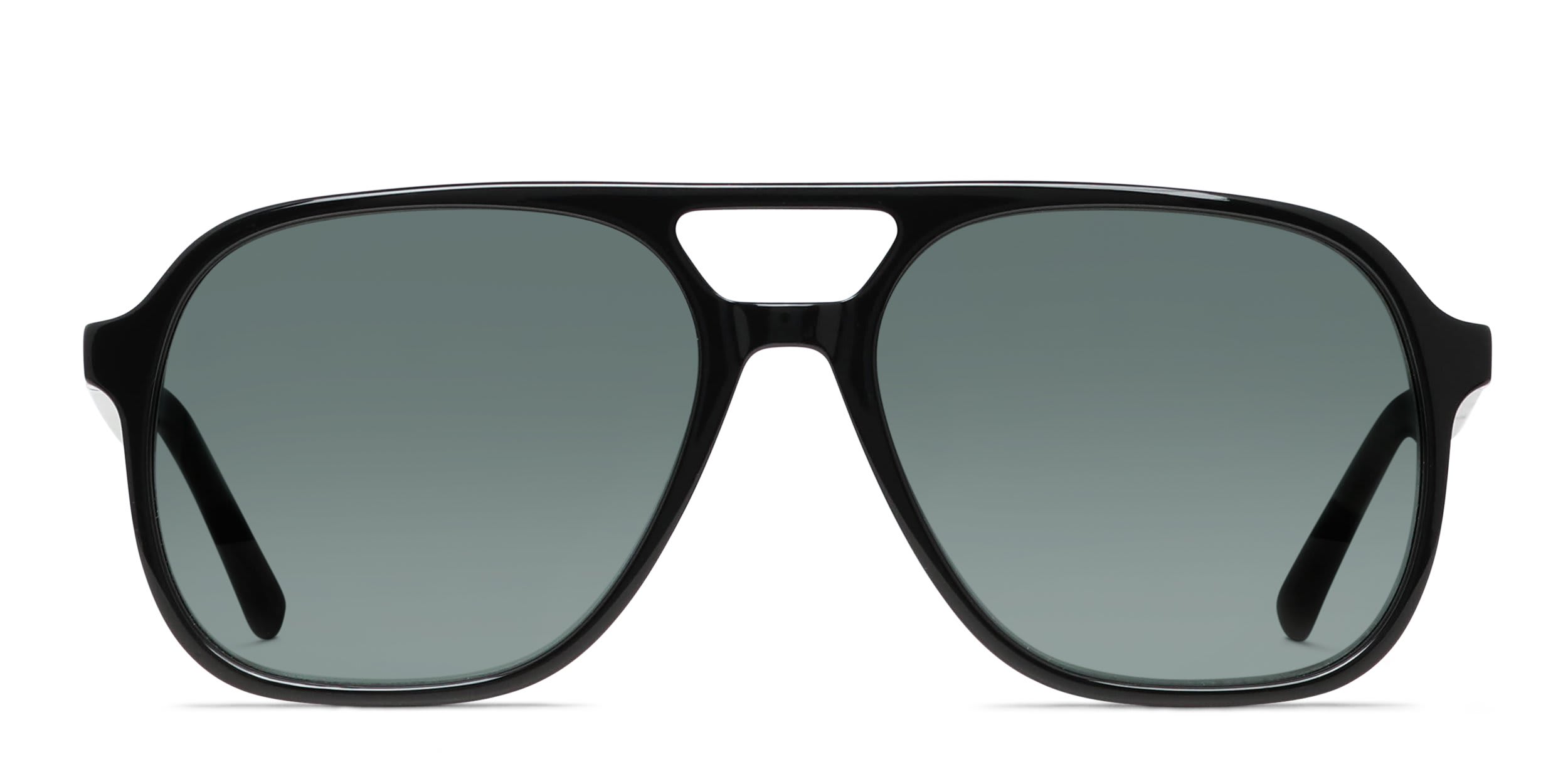Muse Kozmic Shiny Black glasses - Shiny Black - Frontal View